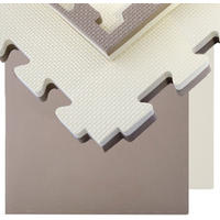 BODENSCHUTZMATTE 90x90x2,5 cm, Braun, 3er Set - Braun, Kunststoff (90/90cm) - eyepower