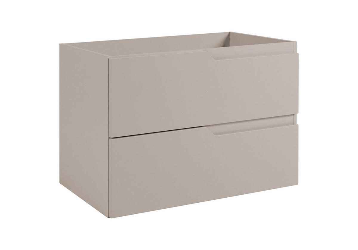 BADEZIMMERSCHRANK: Kaschmir, 80 x 57 x 46 cm - Kaschmir, Holzwerkstoff (80/57/46cm) - 3XE LIVING