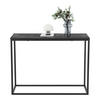 KONSOLENTISCH Kittilä - Schwarz, Metall (30/100/80cm) - [en.casa]
