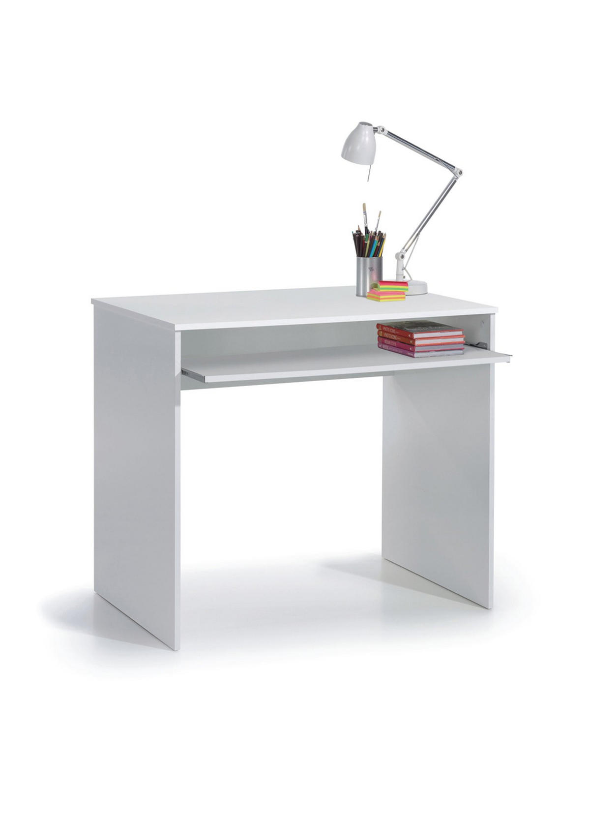 SCHREIBTISCH Weiß 54/79/90 cm - Weiß, Holzwerkstoff (54/79/90cm) - DMORA