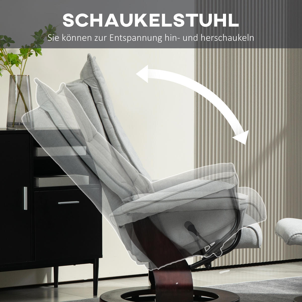 SESSEL Grau 81.0/87.0/113.0cm - Grau, Textil (87/113/81cm)