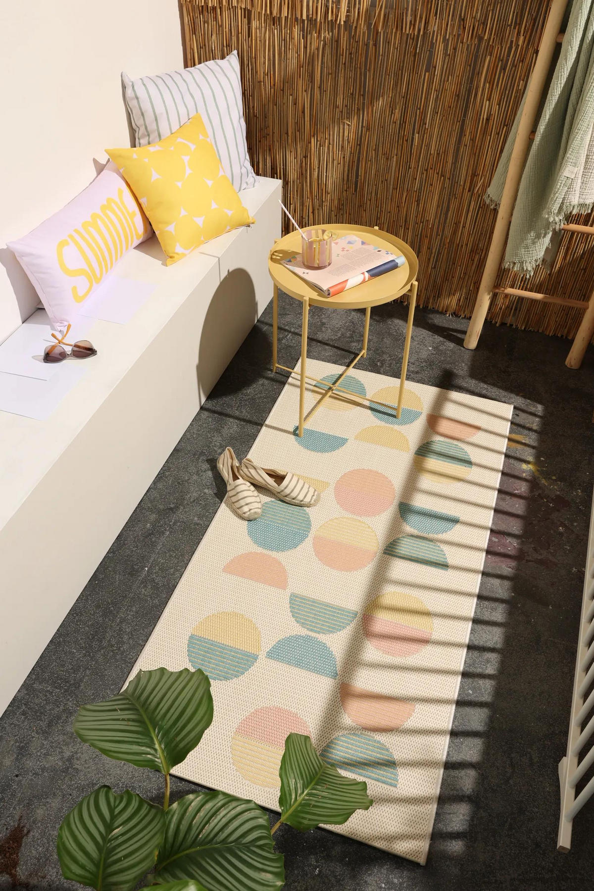 OUTDOORTEPPICH Candy Multicolor 200/290 cm - Multicolor, Kunststoff/Textil (200/290cm) - benuta