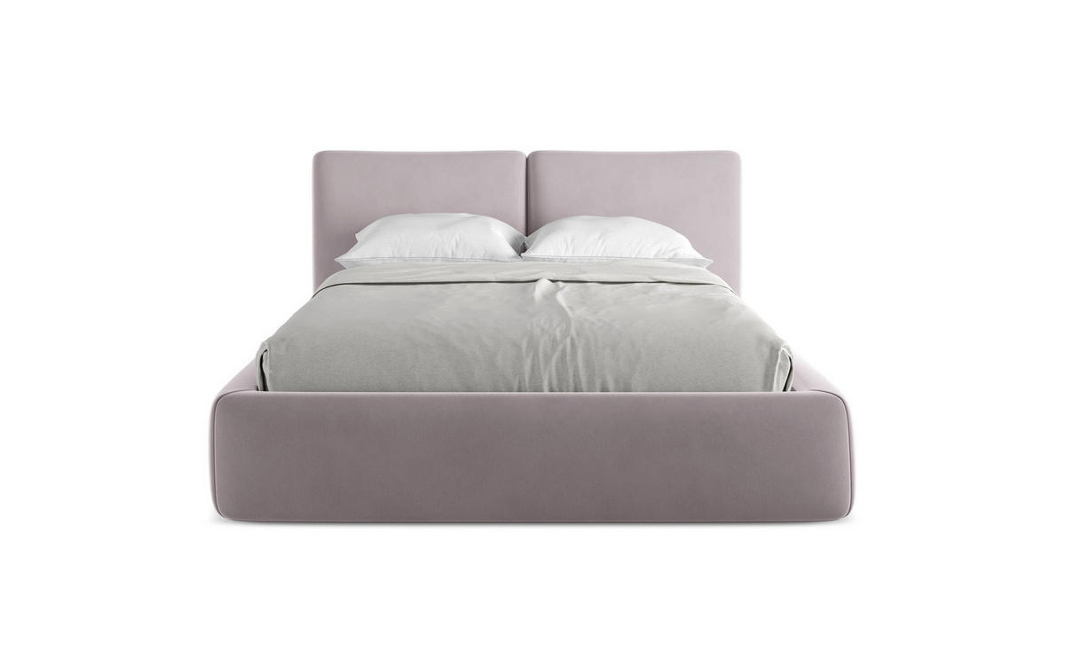 POLSTERBETT mit Bettkasten und Lattenrost 160x228 Grau - Schwarz/Grau, Kunststoff/Textil (140/200cm) - Makamii