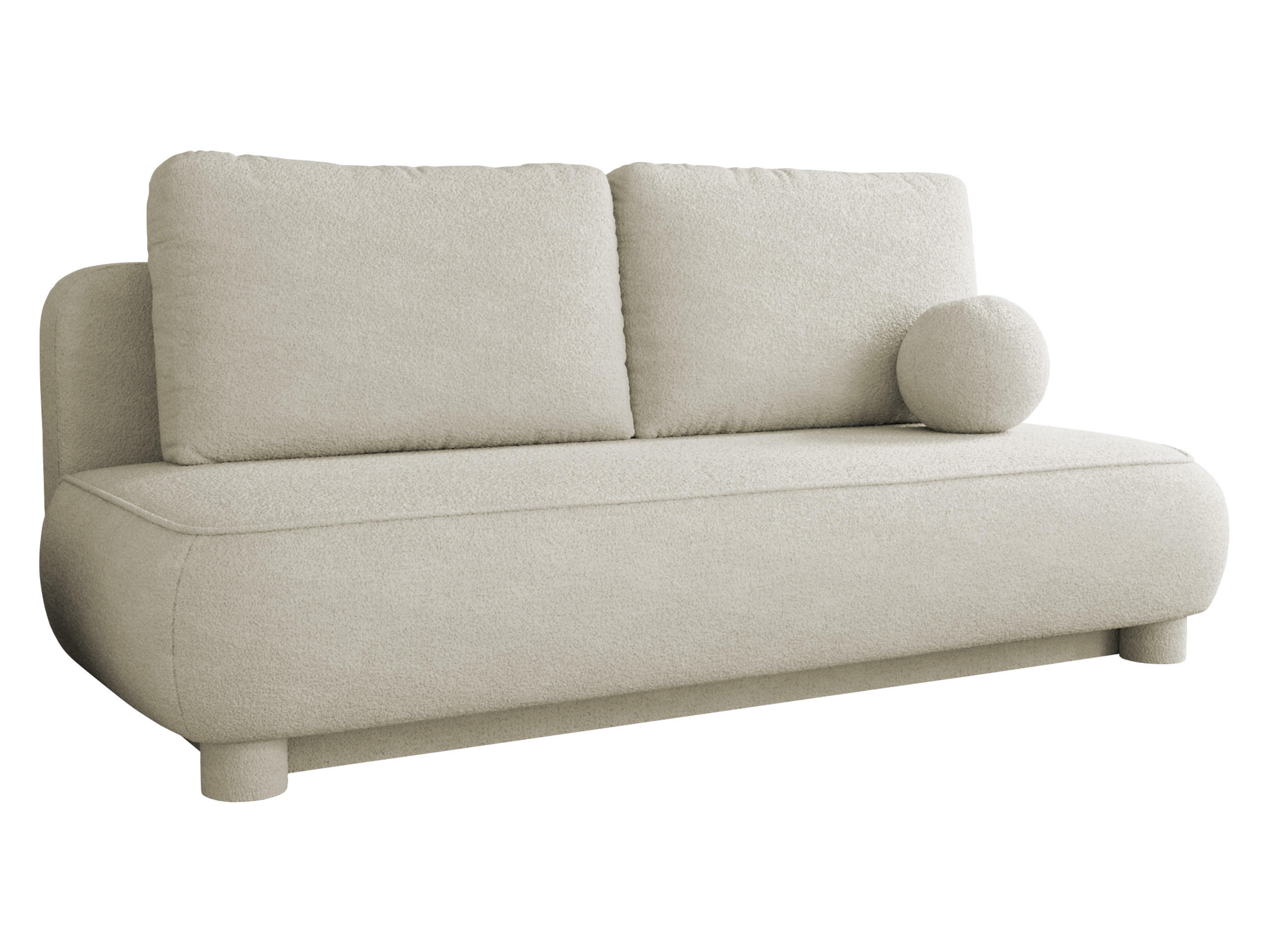 SCHLAFSOFA Gaja - Creme, Holz/Textil (209/96/96cm) - MIRJAN24