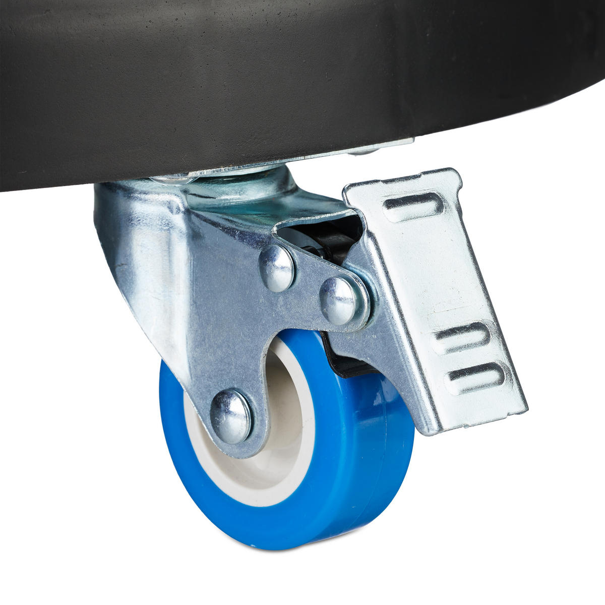 PFLANZENROLLER - Anthrazit, Kunststoff/Metall (51.5/10.5/51.5cm) - Relaxdays