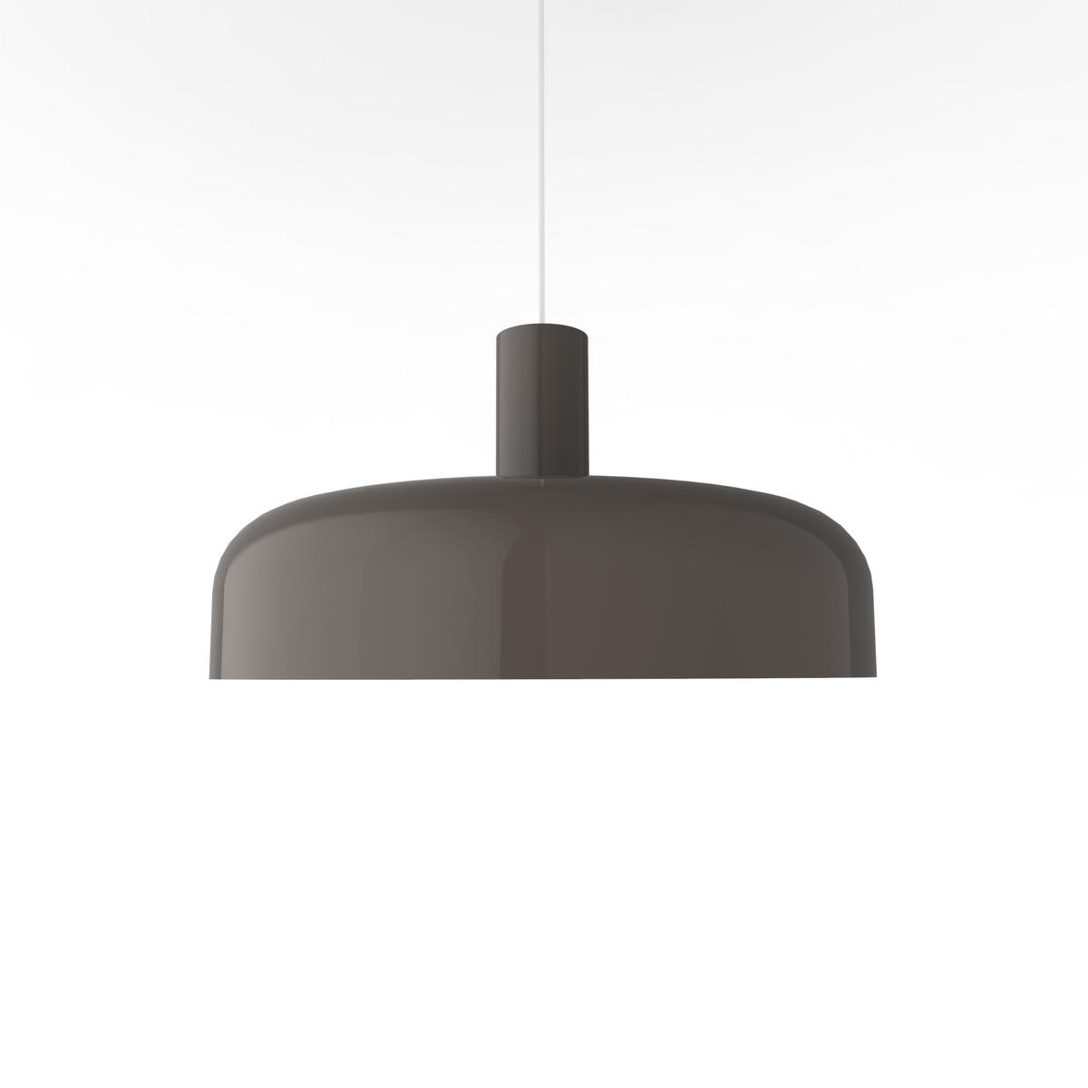 HÄNGELEUCHTE - Graubraun, Metall (40/40/10cm) - Lumicom