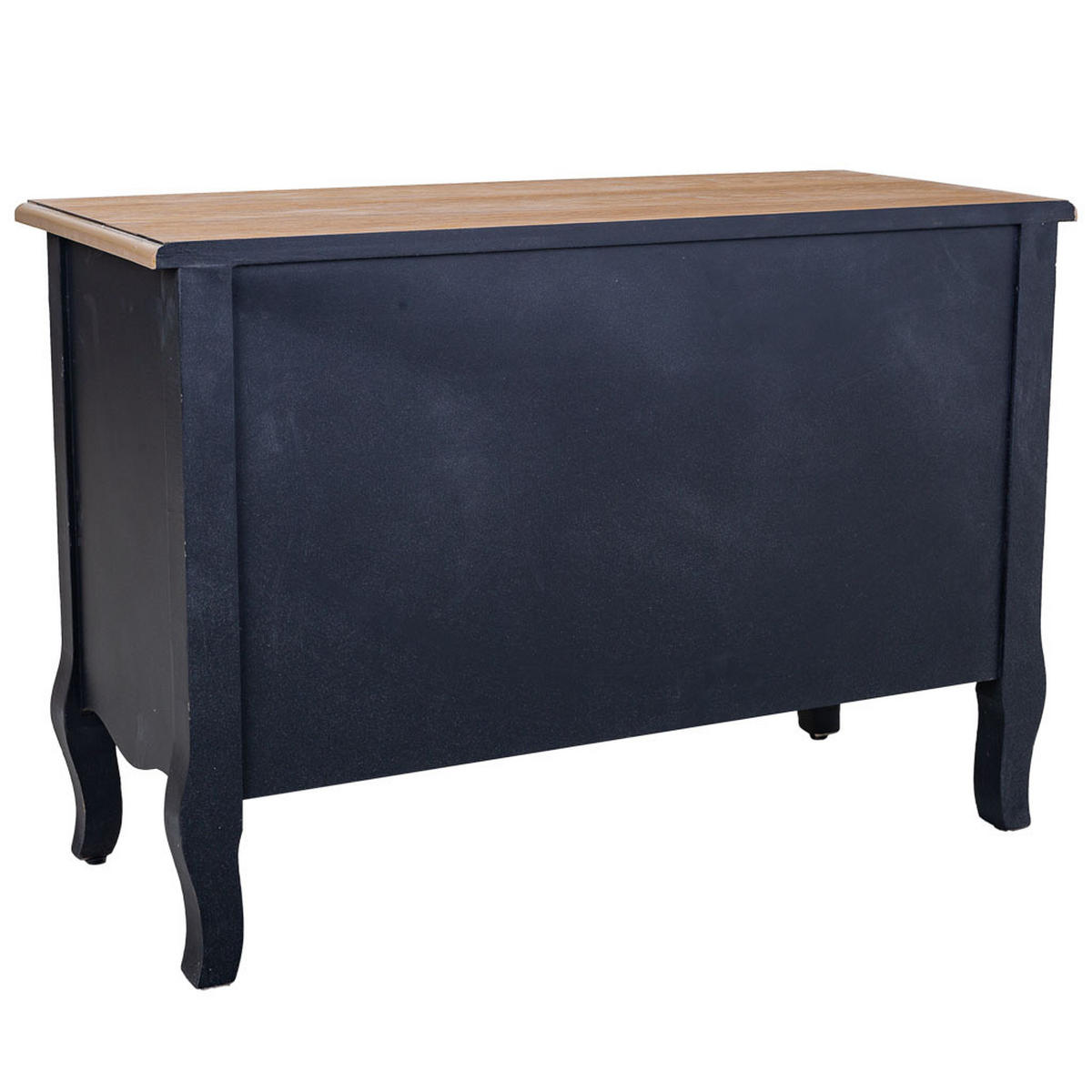 KONSOLE aus Holz 83x36x57 cm - Schwarz, Holz (83/56.5/36cm) - Wanderlust