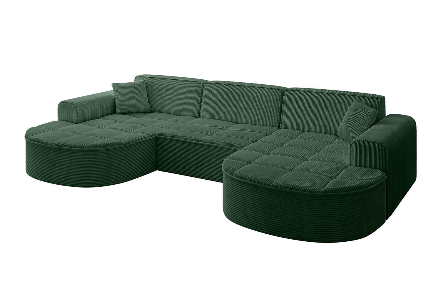 Altdecor Wohnlandschaft Grün 303x79.5x171 cm
