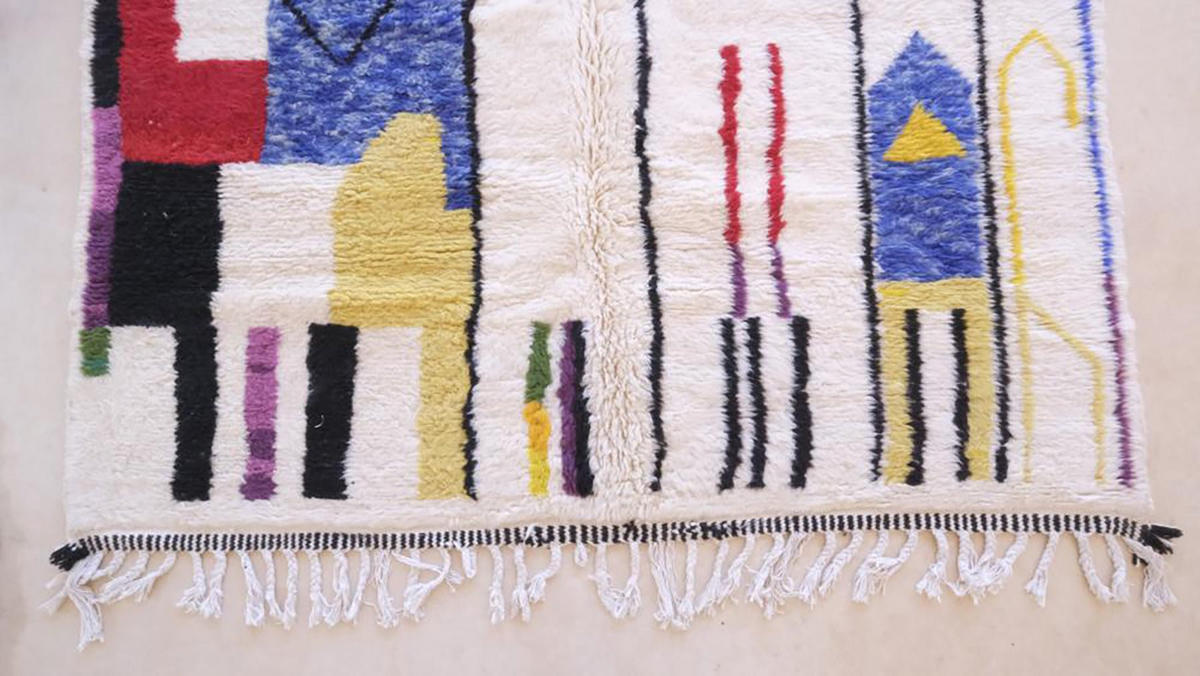 BERBERTEPPICH aus reiner Wolle 203x 289 cm - Multicolor, Naturmaterialien (203/289cm) - AFK Living