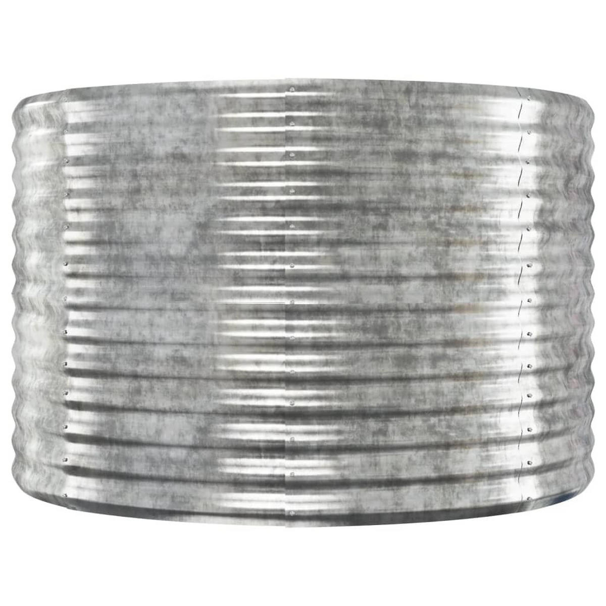 HOCHBEET Verzinkter Stahl 322x100x68 cm Silbern - Silberfarben, Metall (100/68/322cm) - furnicato