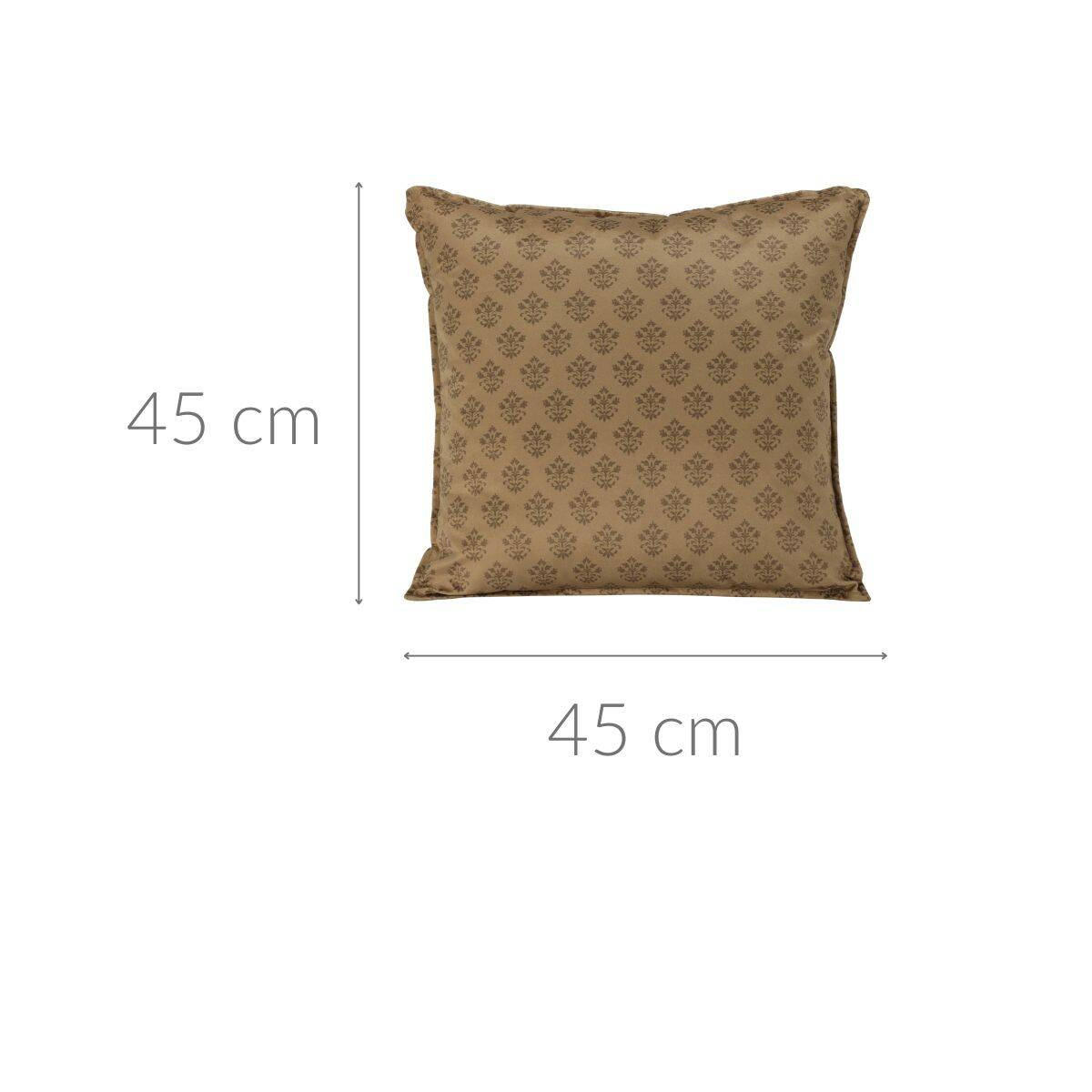 ZIERKISSEN Micromink 45/45 cm - Beige, Textil (45/45cm) - Home Styling Collection