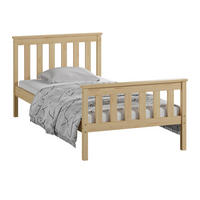 HOLZBETT 90x200 cm in Natur - Naturfarben, Holz (90/200cm) - Home Collective