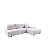 ECKSOFA Vogar In Poso - Weiß, Holzwerkstoff/Textil (265/185cm) - Fun Möbel