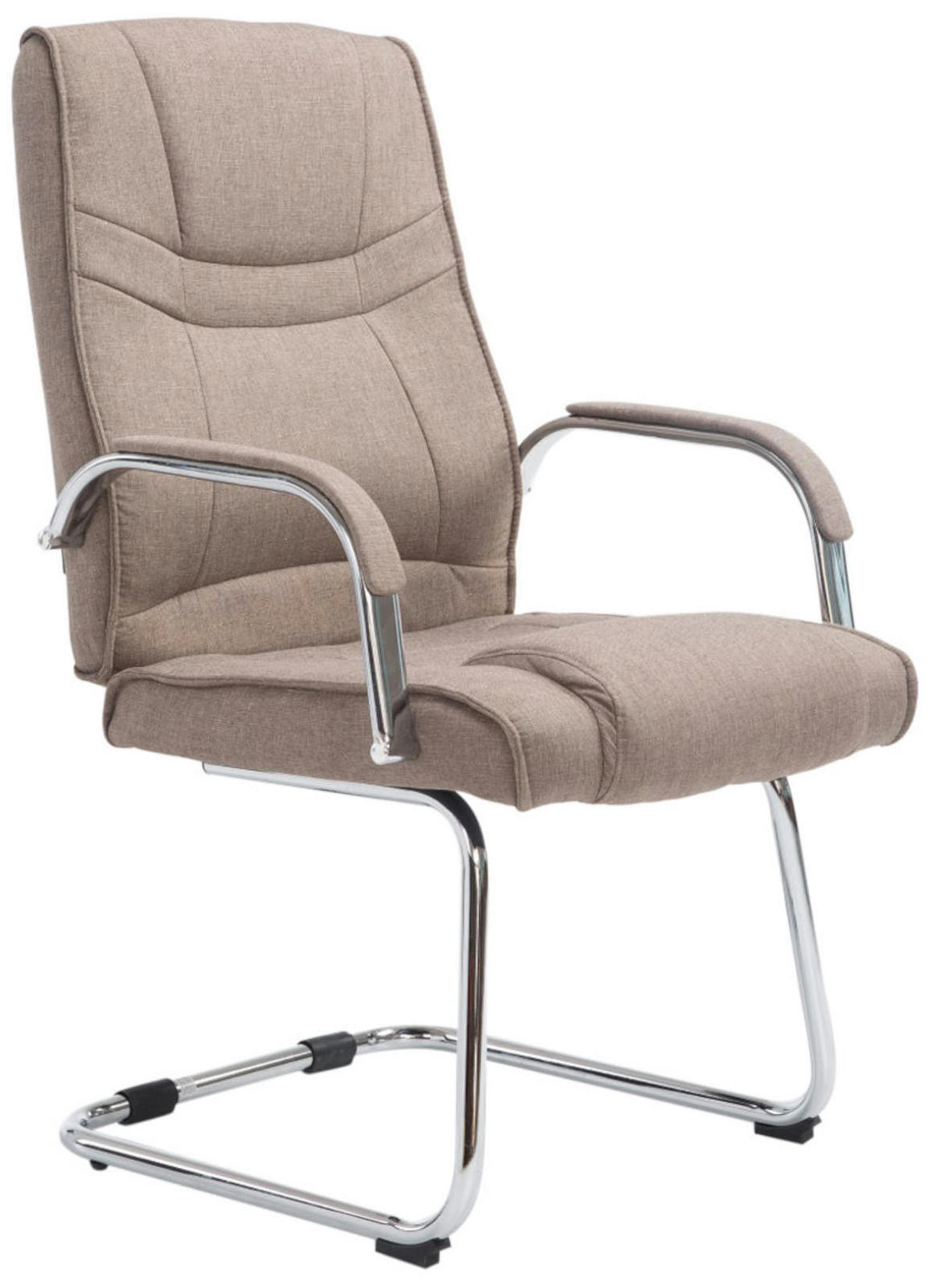 SCHWINGSTUHL 2er Set Stoff taupe - Taupe, Textil/Metall (60/104/67cm) - CLP