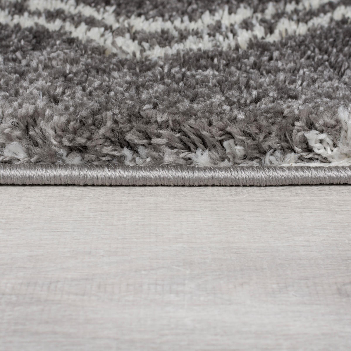 TEPPICH Berber-Design, pflegeleicht KENT NELL, Grau-Weiß 80x150 cm - Grau, Textil (80/150cm) - KADIMA DESIGN