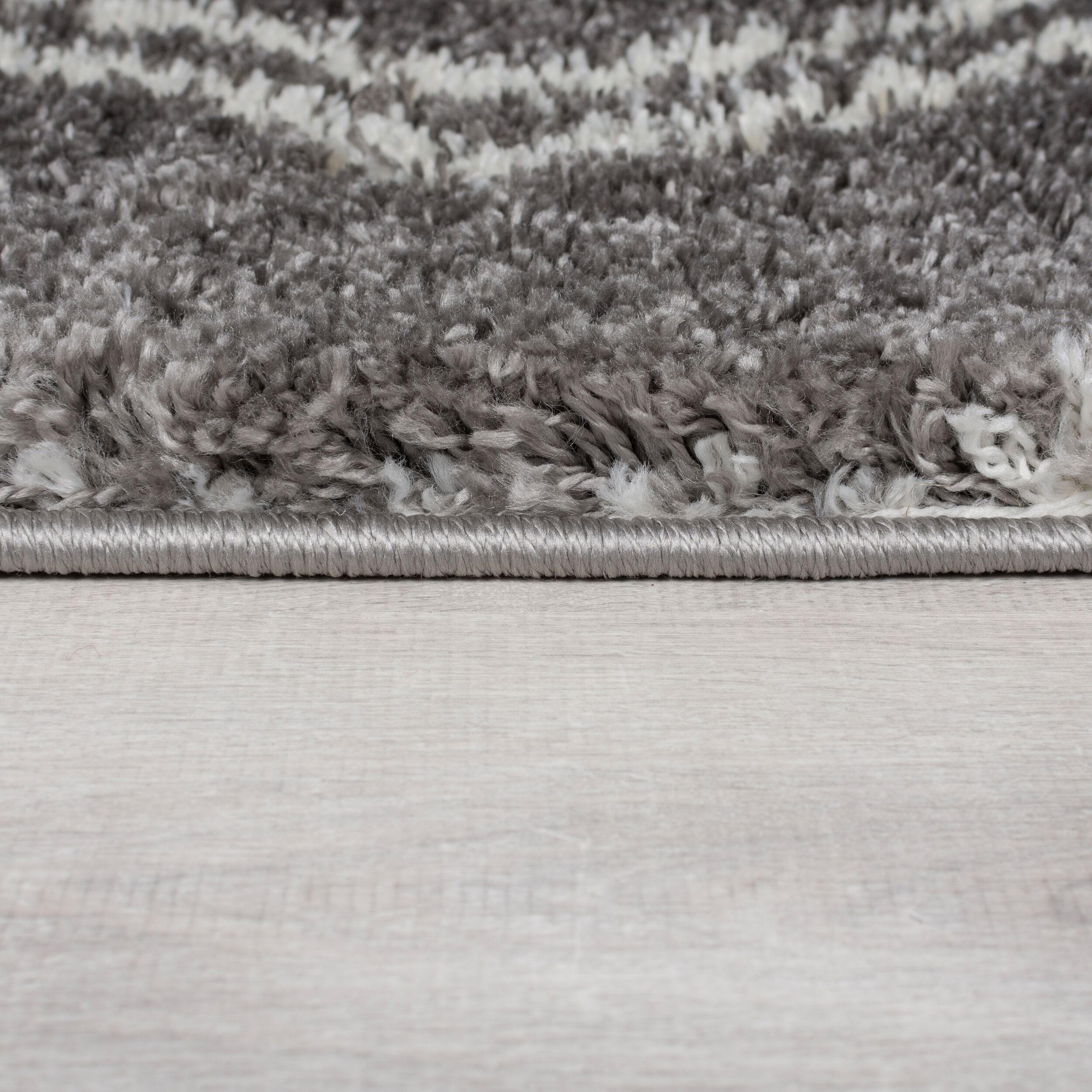 Thumbnail - Kadima Design Teppich, Grau, Textil, Grafikmuster, Rechteckig, 80x150 cm, pflegeleicht, Teppiche & Böden, Teppiche, Mode...