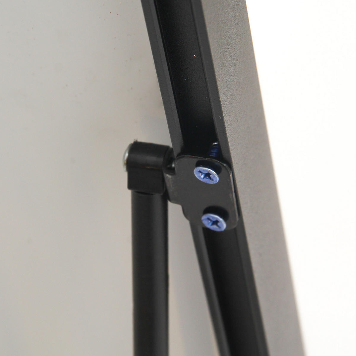 STANDSPIEGEL 162x53 cm Metallrahmen rechteckig schwarz - Schwarz, Holz (53/162/3cm) - LEBENLANG