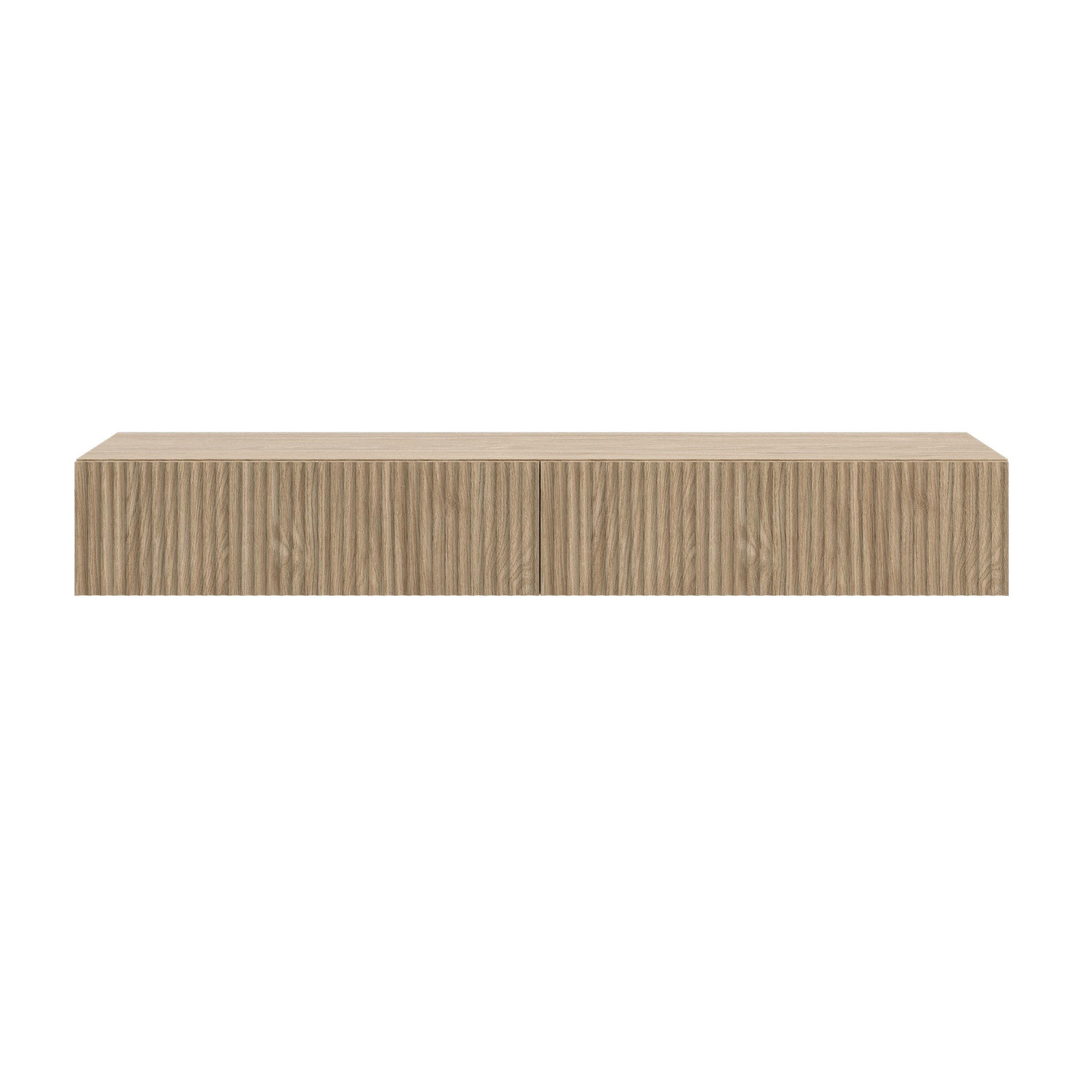 WANDKONSOLE Nolie Eichenholzoptik 110 cm - Eichefarben, Holzwerkstoff (110/17/40cm) - Selsey