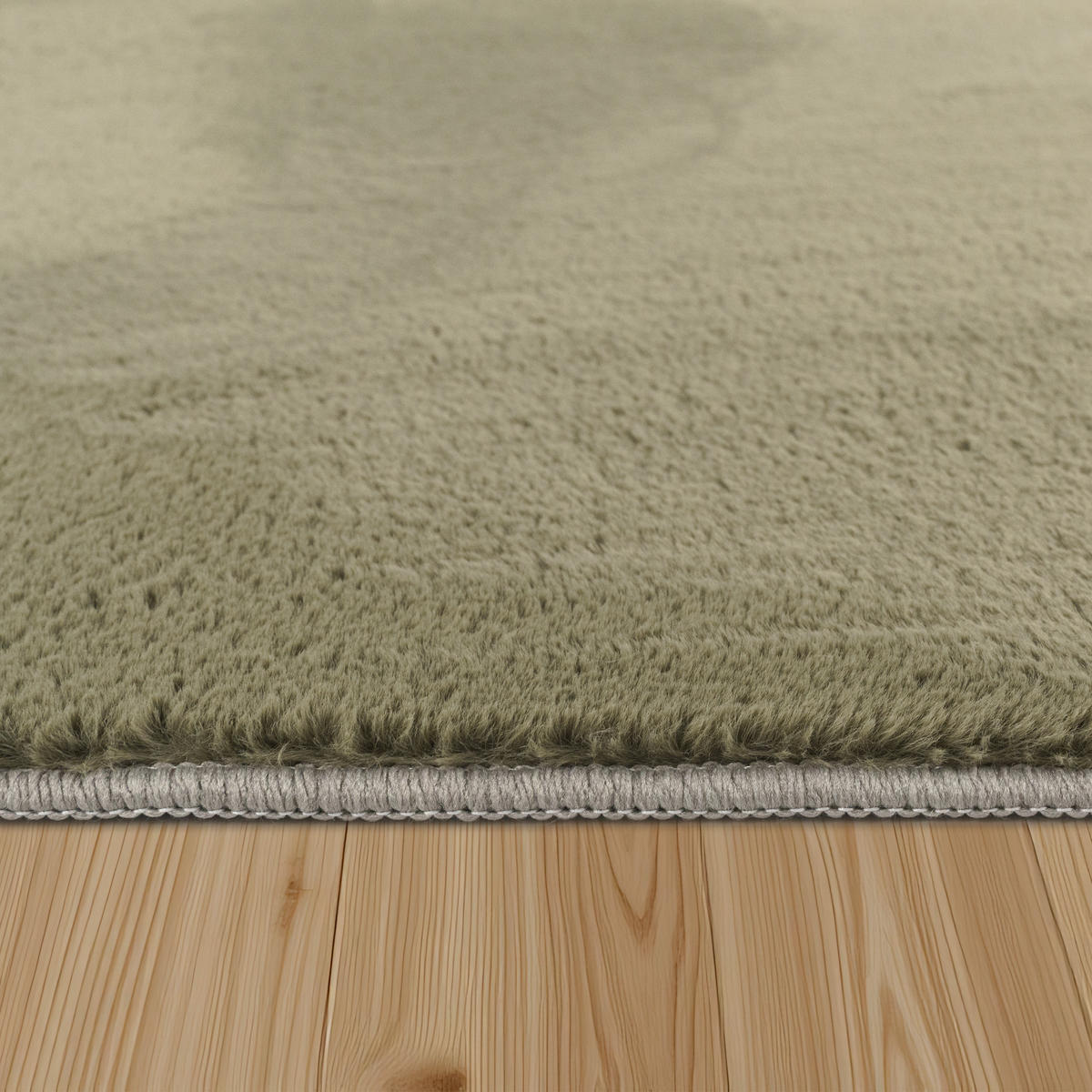HOCHFLORTEPPICH 140/200 cm Soft 380 - Grün, Textil (140/200cm) - Paco Home