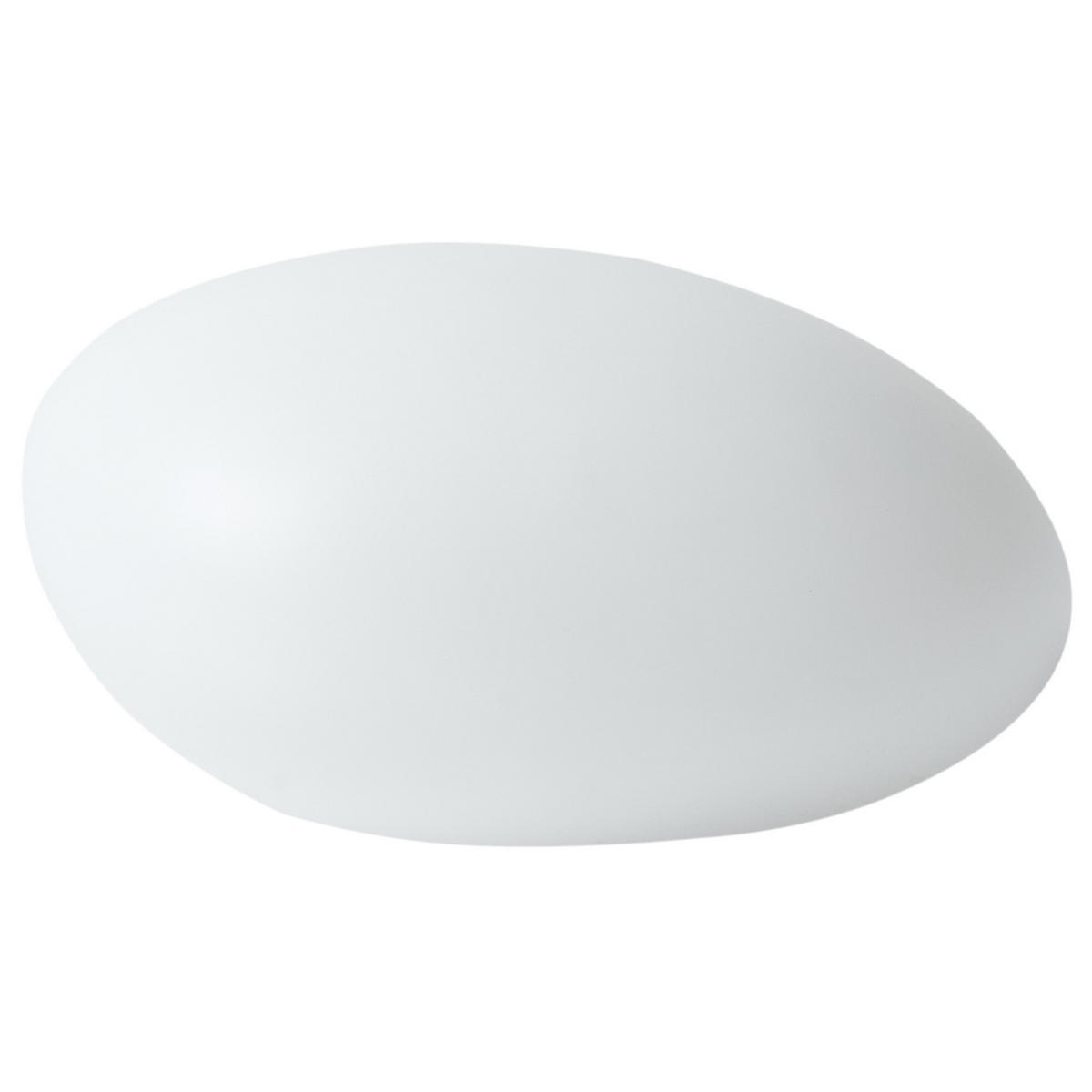 LED-LAMPE Weiß Farallon - Weiß, Kunststoff (28/28/18cm) - Beliani