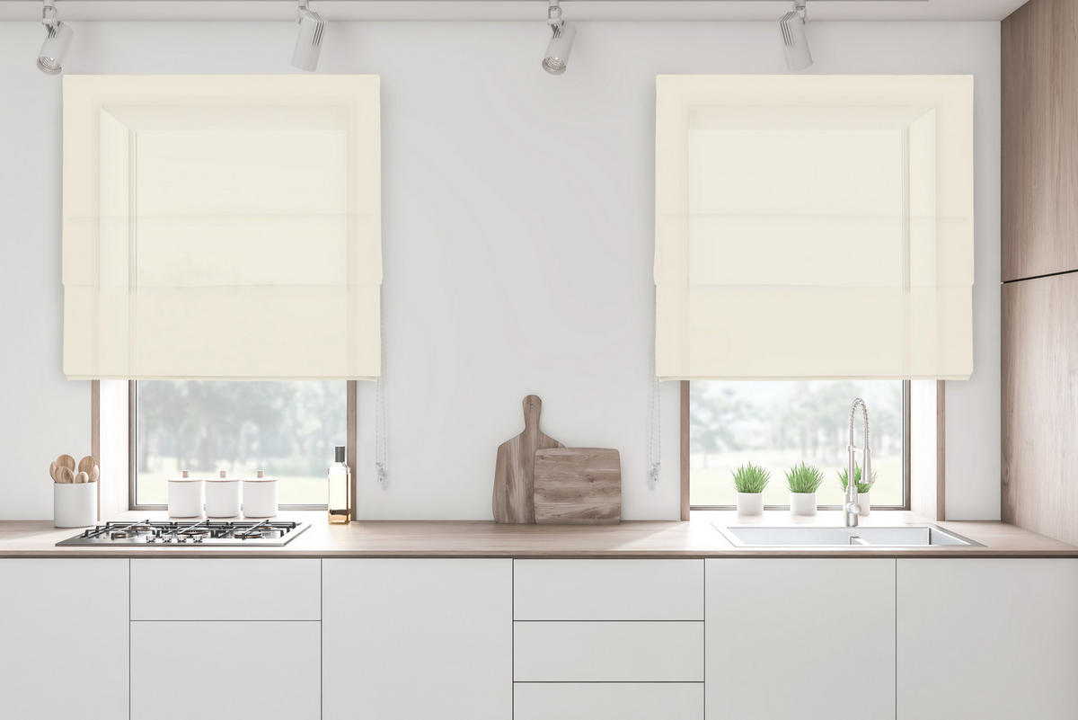 FALTROLLO lichtdurchlässig Beige 150 X 250 cm - Beige, Textil (150/250/250cm) - VIEWTEX