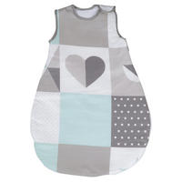 SCHLAFSACK - Happy Patch mint - Länge 70cm - Mintgrün, Textil (45/70cm) - Roba