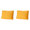 RÜCKENKISSEN Panama 40/60 cm 2er-Set - Gelb, Textil (60/8/40cm) - Madison