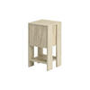 NACHTTISCH Ema Travertin 30/30/55 cm - Beige, Holzwerkstoff (30/55/30cm) - Decortie