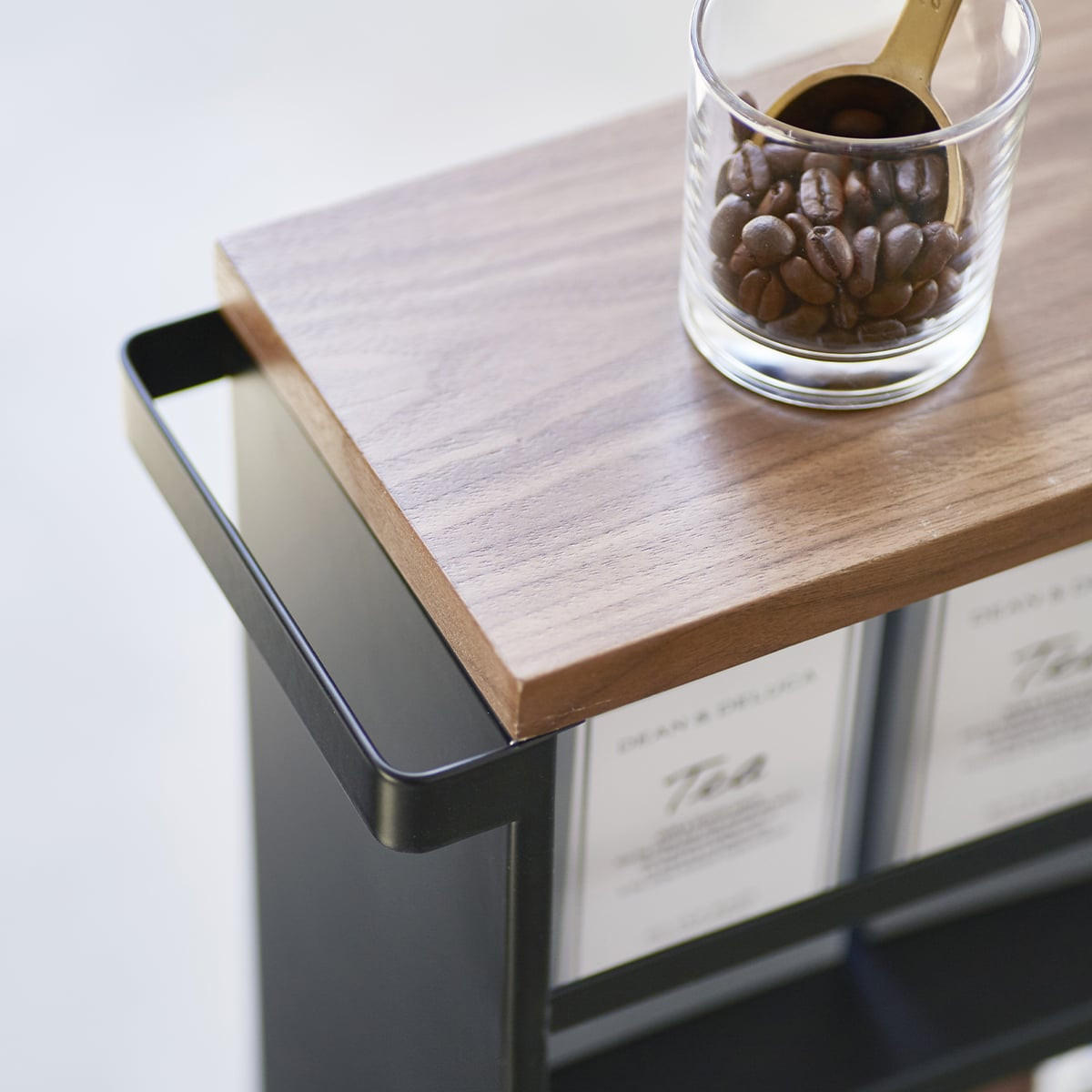 BEISTELLTISCH aus Stahl - Schwarz, Metall (13/80.5/47.5cm) - Yamazaki