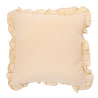 KOPFKISSENBEZUG Elin beige 45/45 cm - Beige, Textil (45/45cm) - Homla
