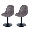 ESSZIMMERSTUHL Braun 2er-Set - Braun, Textil (47/83/43cm) - MCW