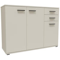 KOMMODE CR3-KD3 Kaschmir 103,4/34/73,5 cm - Kaschmir, Holzwerkstoff (103.4/73.5/34cm)