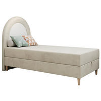 BOXBETT NEST 90/180 Beige Velvet hydrophob - H3 - Beige, Holz/Textil (90/180cm) - MKS
