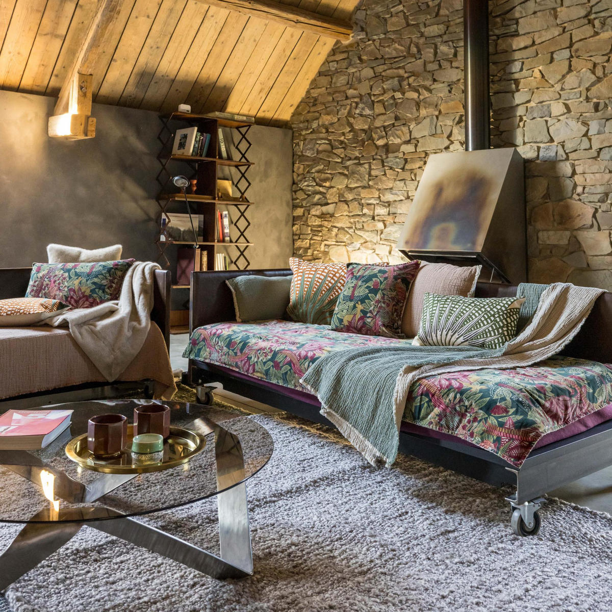 KISSEN Emilio fichte 30 x 50 cm - Grün, Textil (30/50cm) - Vivaraise