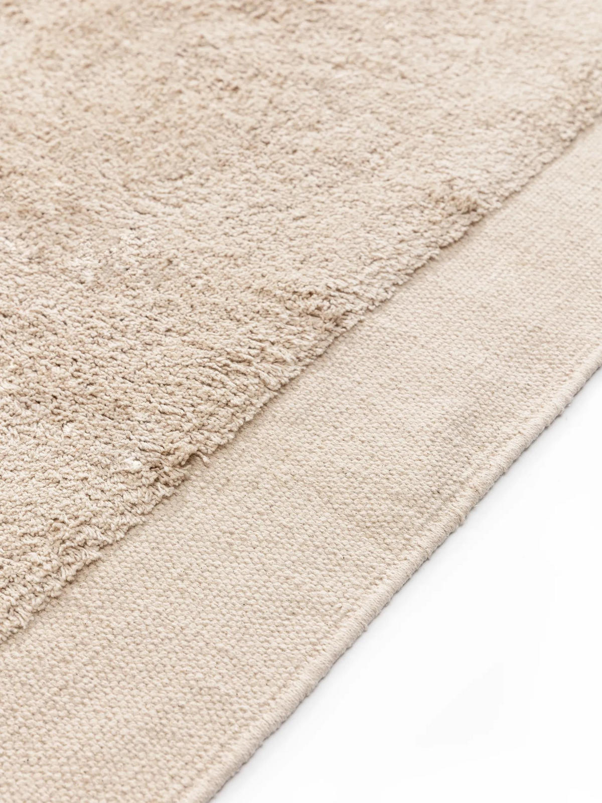 BAUMWOLLTEPPICH Isla Beige 120x170 cm - Beige, Textil (120/170cm) - benuta Pop