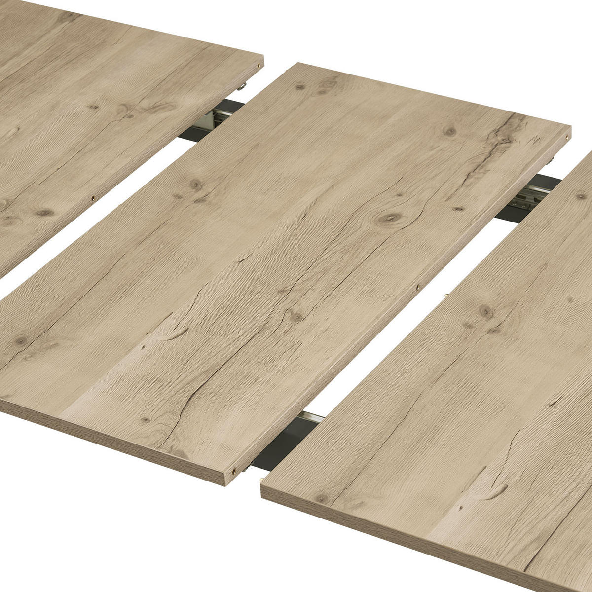 ESSTISCH MARA 120-160/80/76 cm Sandeiche - Sandfarben, Holz (80/120/76cm) - B&D Home