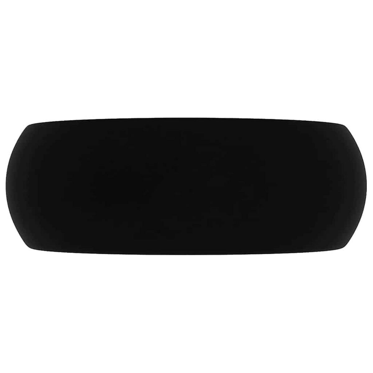 WASCHBECKEN Langston 40/40/15 cm - Schwarz, Keramik (40/15/40cm) - Nettlife