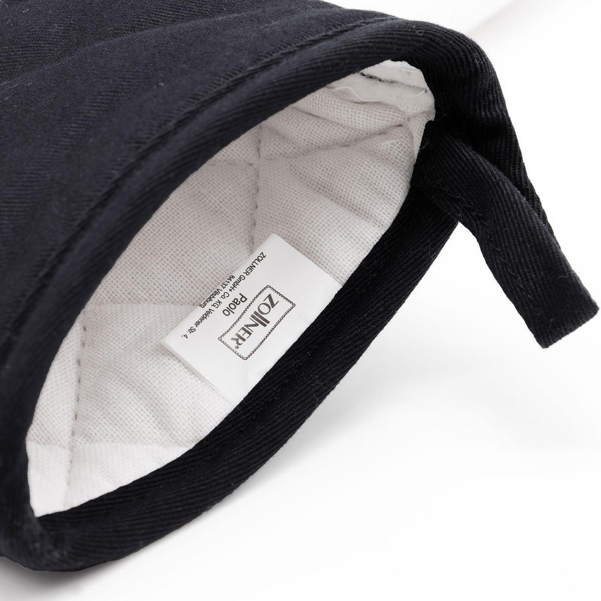 OFENHANDSCHUHE, 18x25 cm, 100% Baumwolle, Schwarz - Anthrazit, Textil (18/25cm) - Zollner