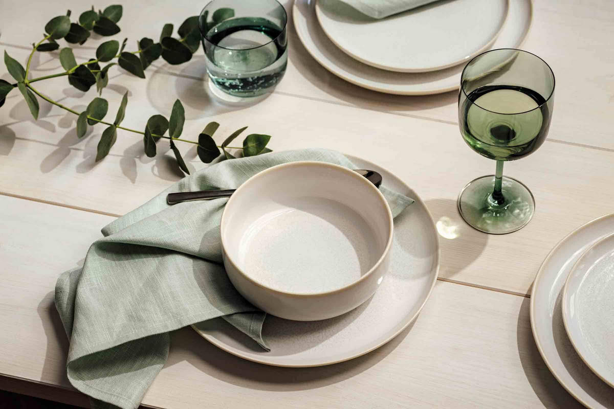 MÜSLISCHALEN Crafted Cotton ø 15,8 cm 6er Set - Beige, Keramik (15.8cm) - like.Villeroy & Boch