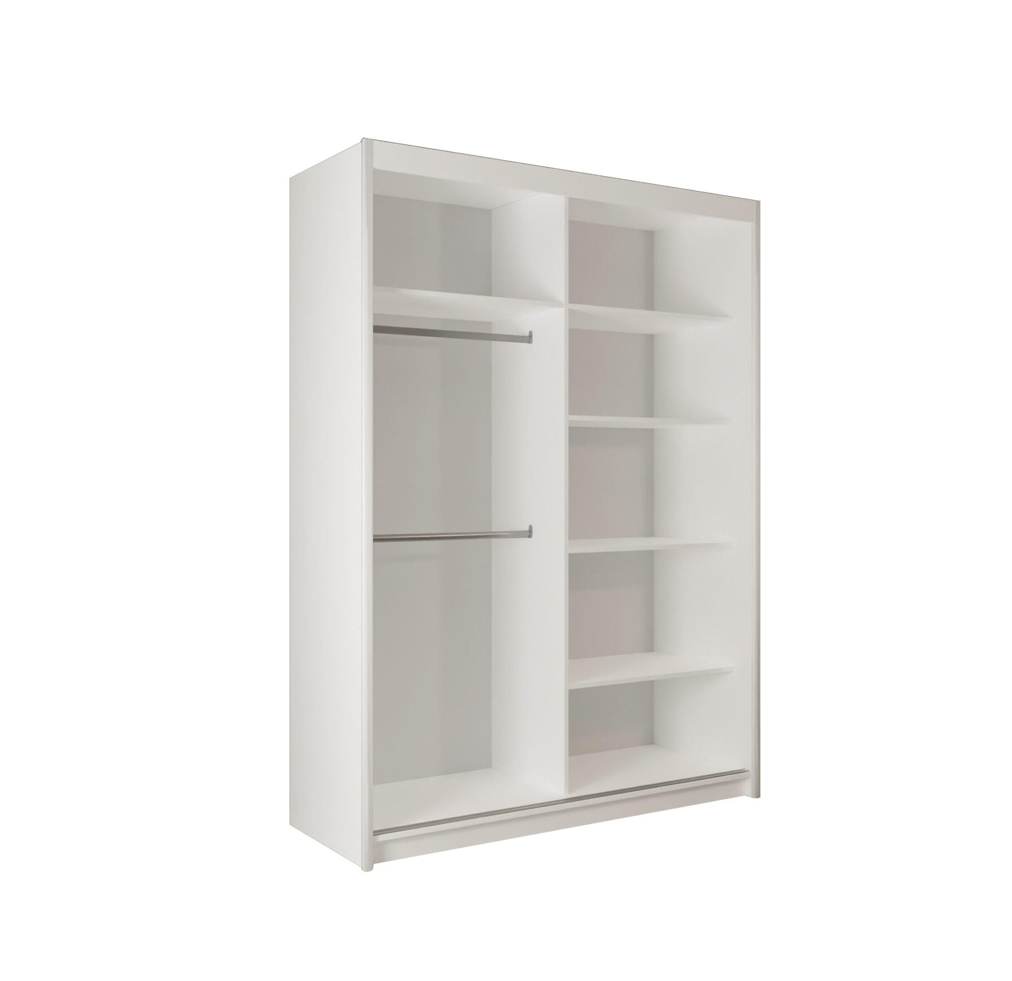 Thumbnail - Bettso Kleiderschrank, Grün, Holzwerkstoff, 5 Fächer, 150x216x62 cm, Schlafzimmer, Kleiderschränke, Schwebetürenschränke