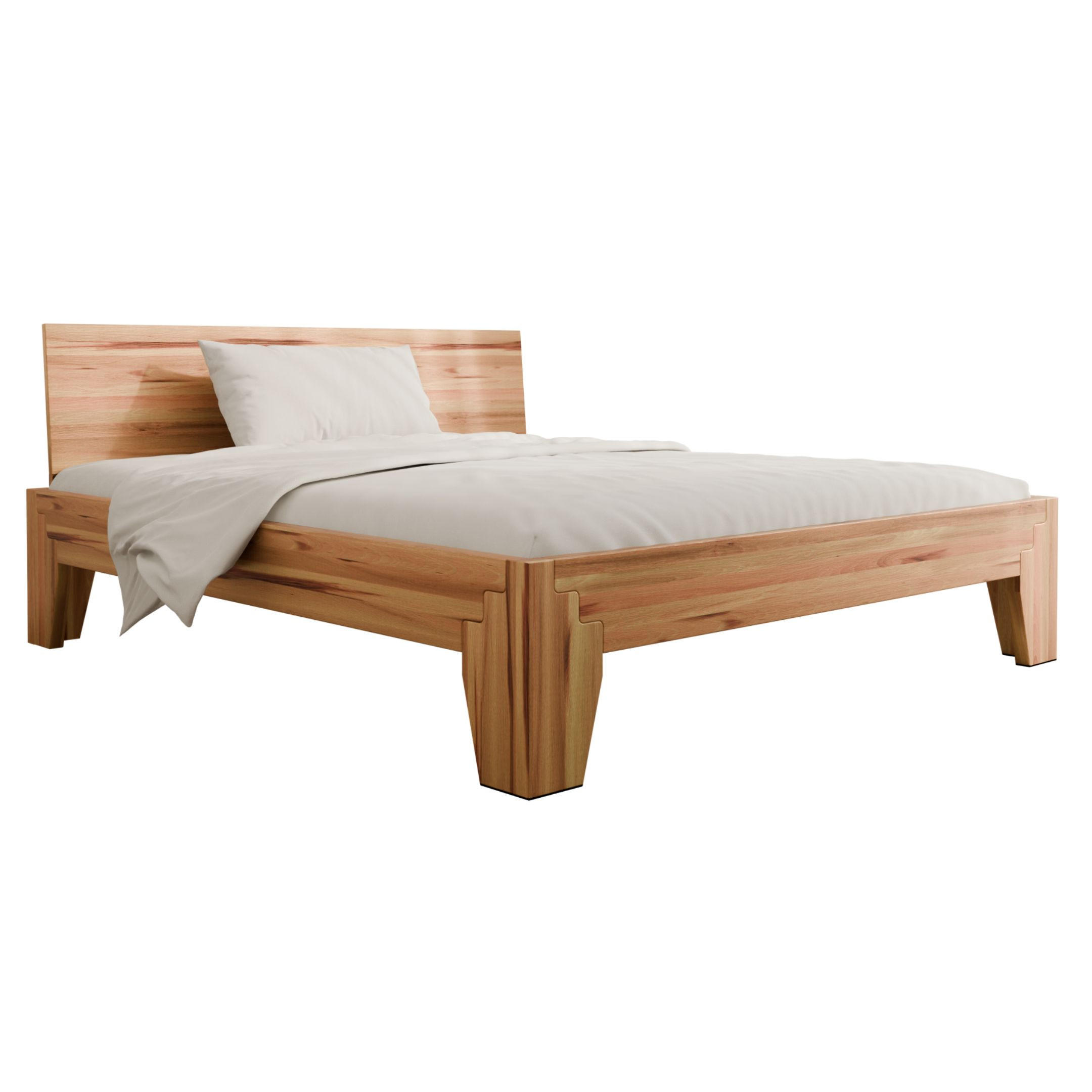 MASSIVHOLZBETT LUZERN 180/200 cm aus Kernbuche - Braun/Kernbuche, Holz (180/200cm) - MeinMassivholz
