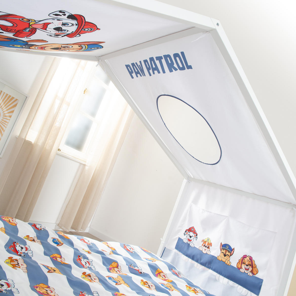 HAUSBETTBEZUG 90 x 200 cm Paw Patrol - Multicolor, Kunststoff/Textil (90/200cm) - Roba