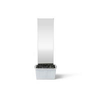 GARTENBRUNNEN - 48 cm x 34.2 cm - Metall - Silberfarben - HOKI - Silberfarben, Metall (34.2/48/130cm) - Vente-Unique