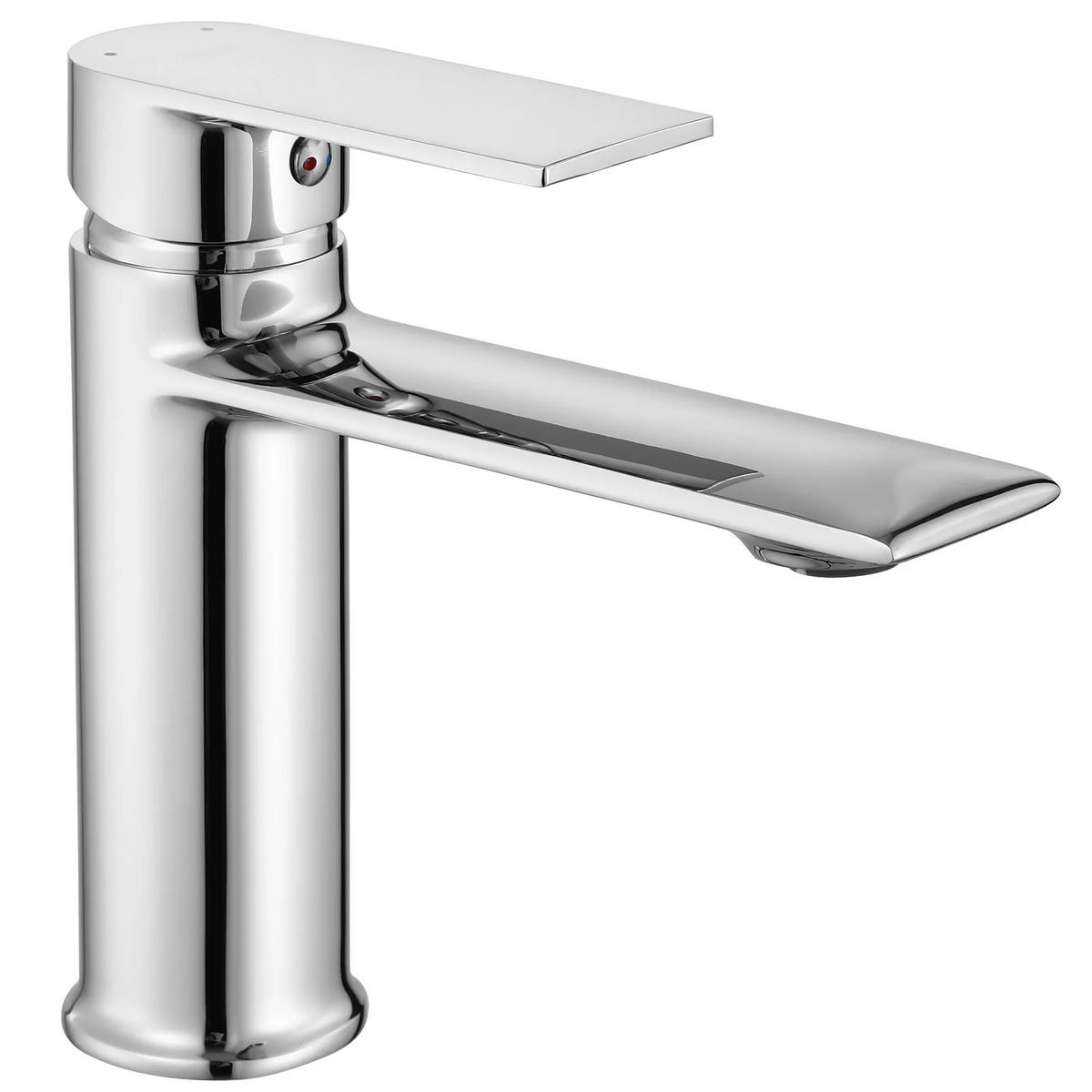 WASCHBECKENARMATUR Rea Veneta Chrome Low - Chromfarben, Metall (4.2/16.2/17cm) - REA