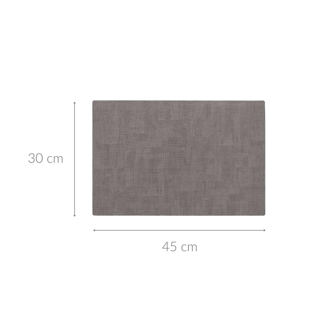 TISCHSET Marlon 30/45 cm - Grau, Kunststoff (45cm) - Douceur d´intérieur