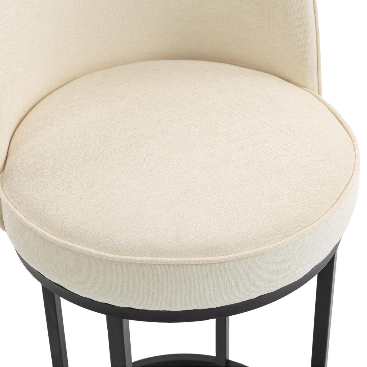 BARHOCKER,2ER-SET,ARMLOSE Barstühle,Küchenstühle,Bistrohocker,Leinen,Beige - Beige, Textil (46.5/88.5/43cm) - LVHOM