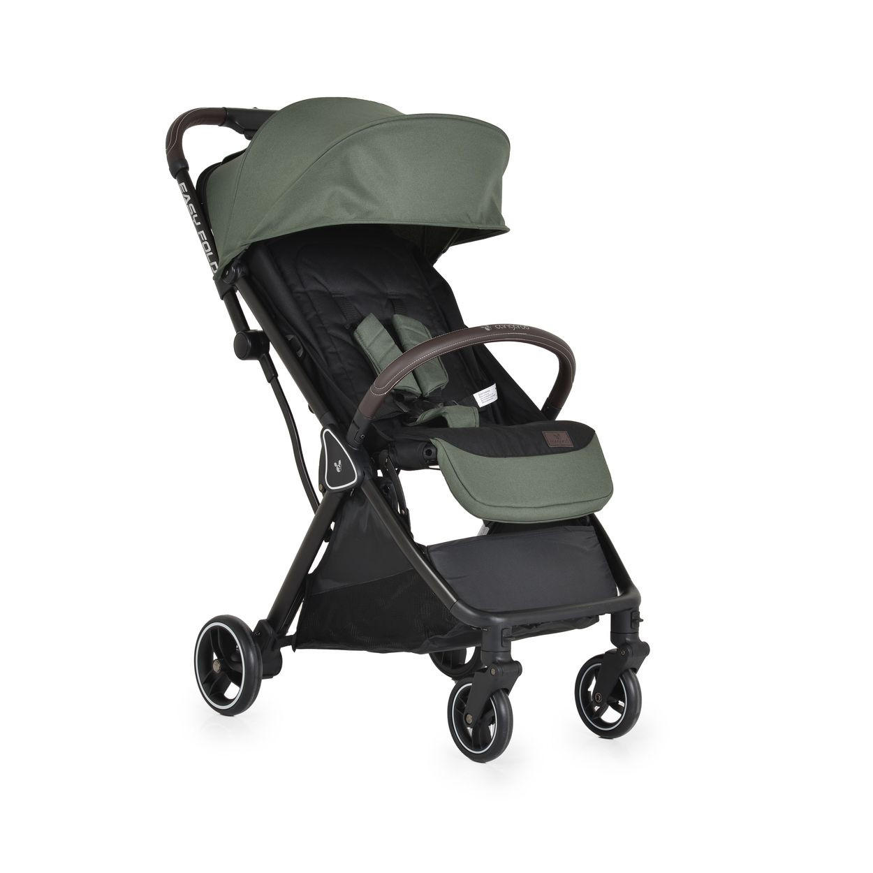 BUGGY easy Fold grün Alu Sonnendach verstellbar, faltbar, Korb - Grün, Metall (89/43/103cm) - Cangaroo
