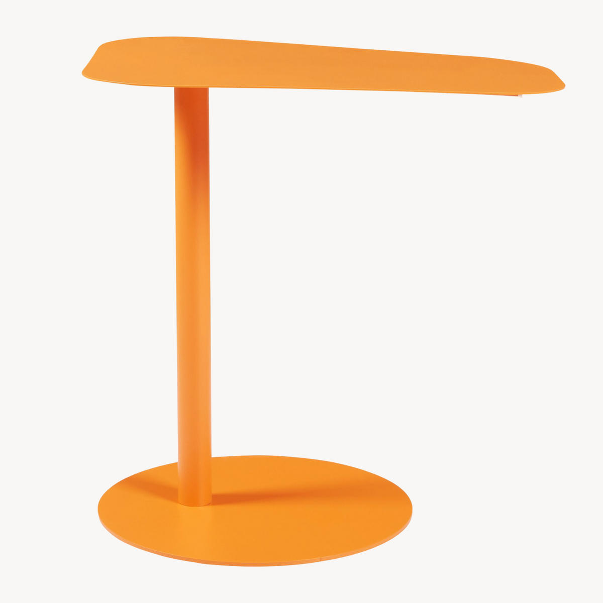 BEISTELLTISCH Nastätten - Orange, Metall (38/50/50cm) - [en.casa]