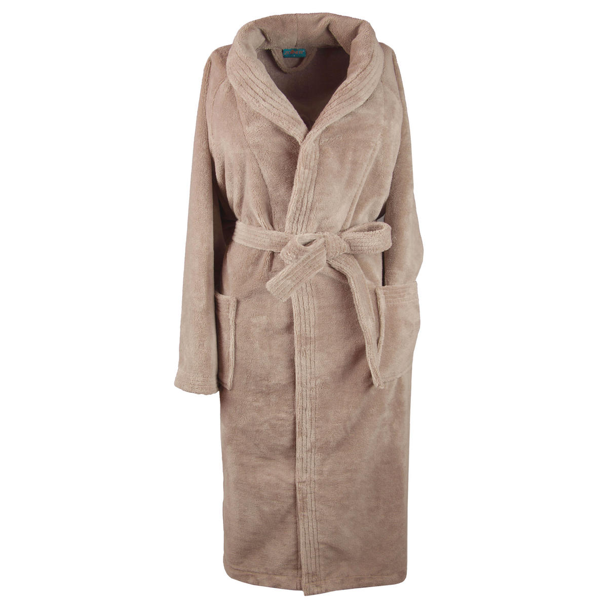 BADEMANTEL, XL, 50% Polyester, 50% Baumwolle, Braun - Fango, Textil (XLcm) - Zollner