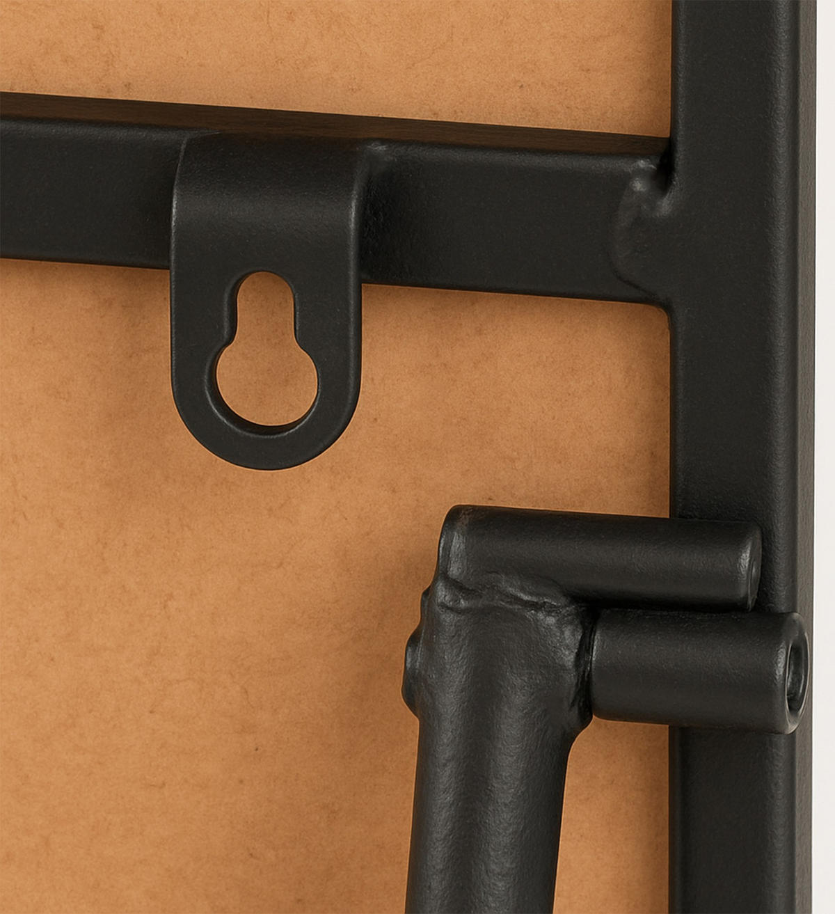 STANDSPIEGEL eckig 40/3/140 cm Glas Schwarz-Matt - Schwarz, Glas (40/140/3cm) - CLP